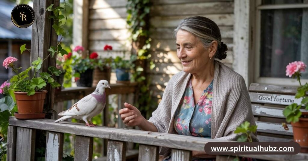 White pigeon in folklore and superstitions symbolizing luck, marriage blessings, and deeper white pigeon meaning.