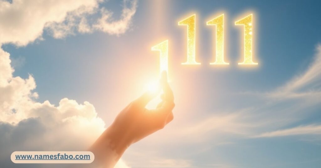 Is 111 a message from God – divine light and clouds revealing 111 angel number as spiritual communication