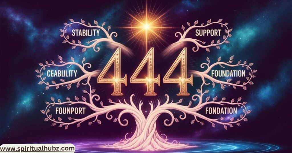 444 Angel Number Meaning in numerology – Stability, support, and spiritual energy