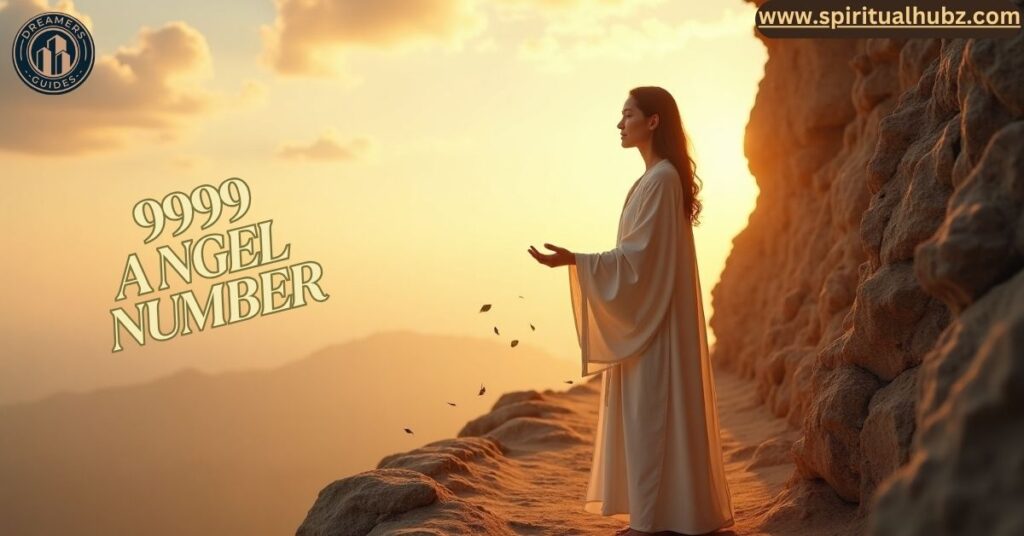 Symbolic journey of letting go and new beginnings with 9999 angel number