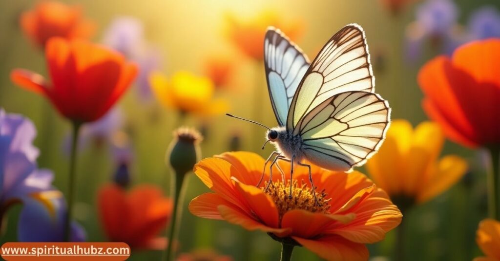 White butterfly meaning in spirituality and symbolism – transformation, purity, and divine guidance.