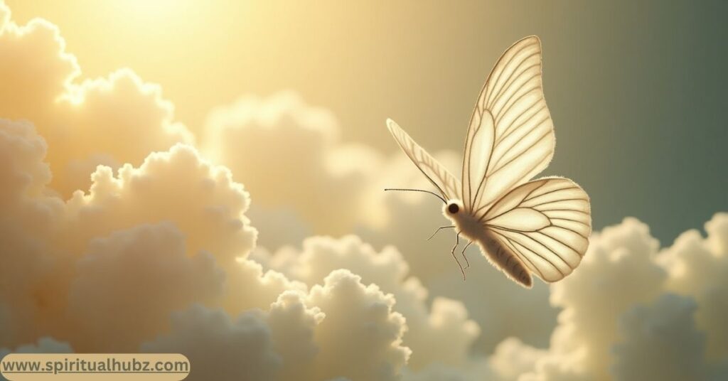 White butterfly spiritual meaning – angelic presence, divine messages, and soul transitions.